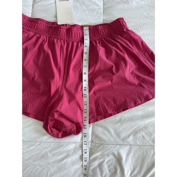 NEW LULULEMON WOMENS PACE CRUSH HIGH RISE 2.5" SHORTS XL Raspberry Coulis NWT - Picture 2 of 10